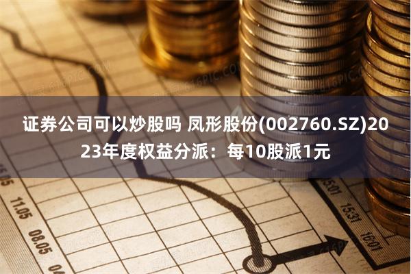 证券公司可以炒股吗 凤形股份(002760.SZ)2023年度权益分派：每10股派1元