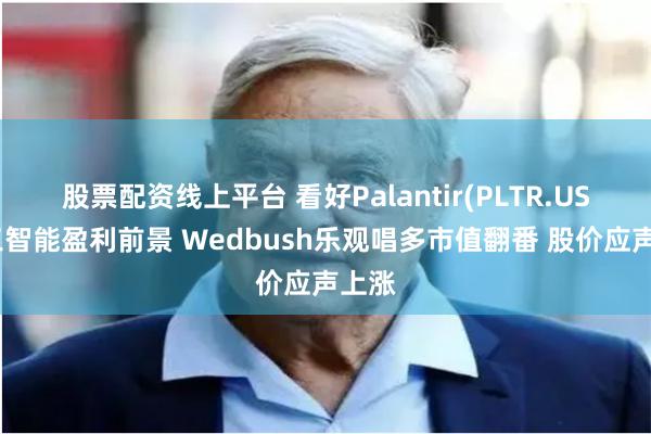 股票配资线上平台 看好Palantir(PLTR.US)人工智能盈利前景 Wedbush乐观唱多市值翻番 股价应声上涨