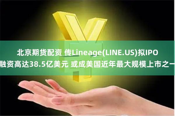 北京期货配资 传Lineage(LINE.US)拟IPO融资高达38.5亿美元 或成美国近年最大规模上市之一